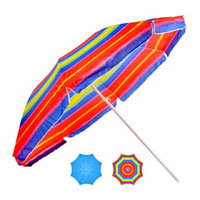 Зонт пляжный Stenson МН-0042 (2.4 м, расцветки в ассортименте)