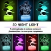 3D аниме-ночник Naruto 6 (2 сменные картинки) от CUINIUBII
