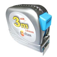 Рулетка полотно с нейлоновым покрытием 3м*19мм Sigma (NX3019z)
