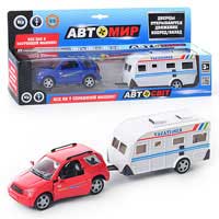 Машинка с фургоном Автомир Metr+ 823 AT 2 цвета