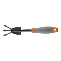 Мотыга комбинированная плоская + 3-х зубая ((ABS+TPR) (5041974), (orange) (TPR) (5043054), (pink) (TPR) (5043184)) FLORA