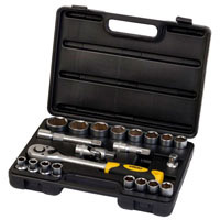 Набор насадок торцевых Sigma 1/2 21шт CrV mid