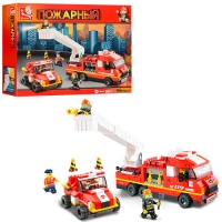 Конструктор SLUBAN M38 B0223 620035 пожарные спасатели, 363 дет
