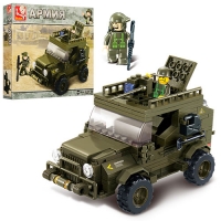 Конструктор SLUBAN M38 B0299  военная машина, 221 дет,
