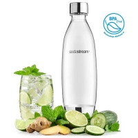 Бутылка для сифона 1 литр SodaStream Metallic (c металлическим дном) 