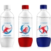 Набор из 3 бутылок по 1 литру для воды Sodastream Sport Games
