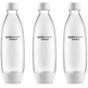 Набор из 3 бутылок по 1 литру для воды Sodastream White