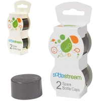 Набор из двух сменных крышек для бутылок SodaStream "Spare Caps" (2 цвета: черный, серый)