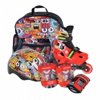 Детские роликовые коньки с защитой и шлемом Tempish Monster Baby skate XS, S, M